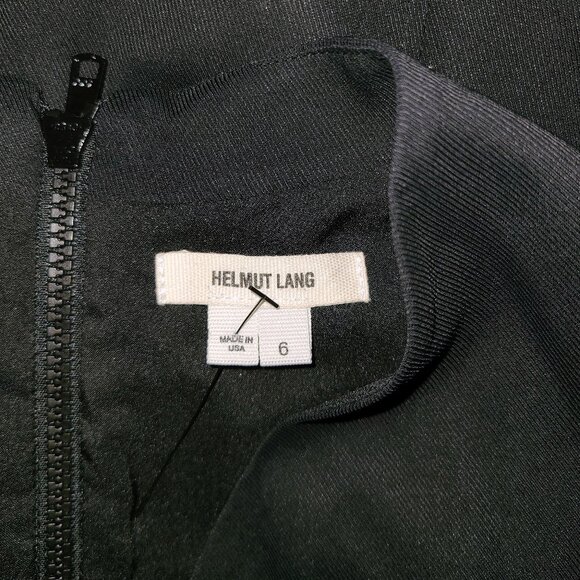 HELMUT LANG Asymmetrical Silk Blend  Dress, Size 6 - Picture 4 of 4